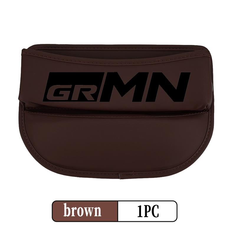For Toyota Car Seat Organizer Leather Crevice Storage Box Auto Accessories GR MN Corolla Yaris Aygo Prius RAV4 Crown CHR Camry