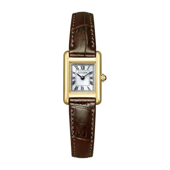 [Citizen] CITIZEN Key Kii: Eco Drive Solar Watch Women s EG2797-13A Classic Square
