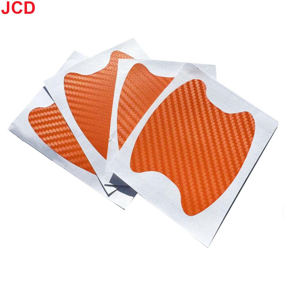 4Pcs/Set Car Styling Mouldings Sticker Car Door Sticker Carbon Fiber Scratches Resistant Cover Auto Handle Protection Film Parts