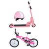 Miniature Bike Scooter Set with Helmet Realistic High Simulation Garden Decor Dollhouse Bike