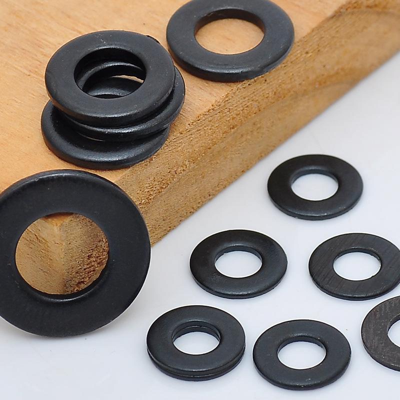 Black High-Strength 8.8 Grade Flat Washer Set, 360/500PCS