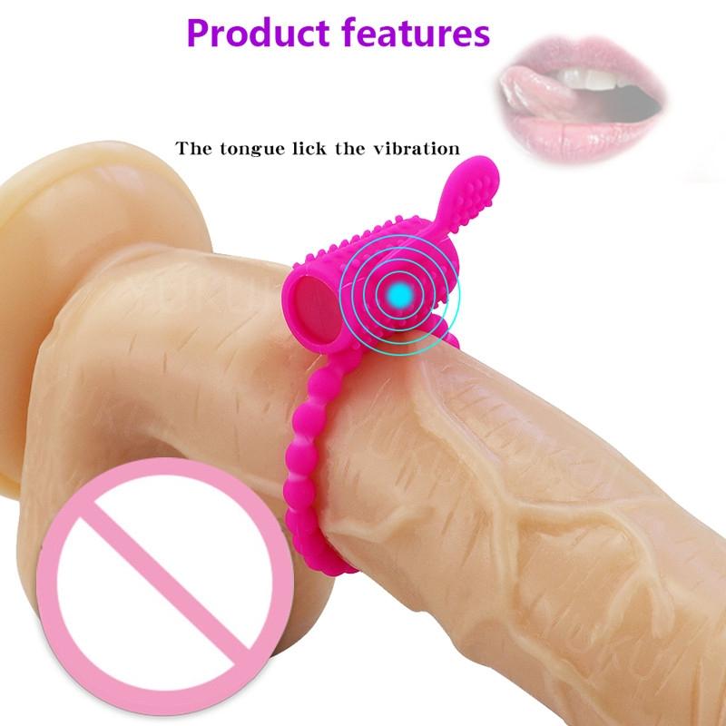Penis Ring Vibrator Sex Spielzeug Für Männer Masturbatoren Erwachsene Vibrator Für Frauen Paare Keuschheit Käfig Erotische Zubehör Sex