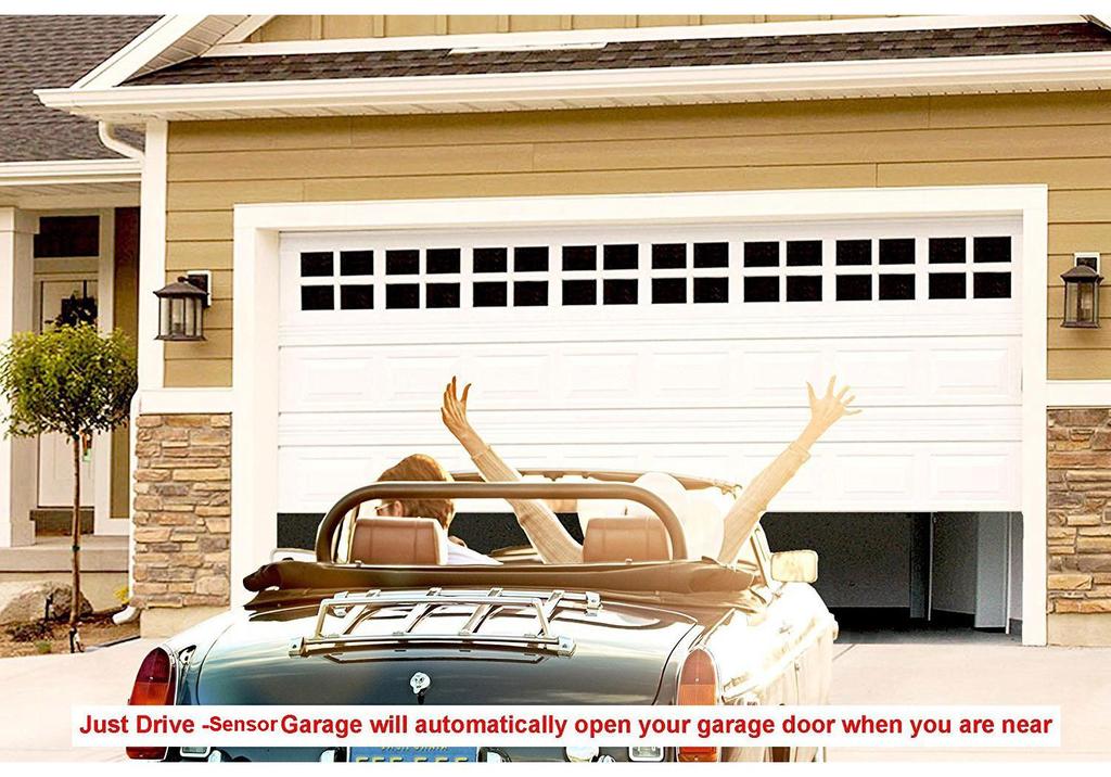 Graffiti WiFi Garage Door Opener with Mobile Remote and Alexa Voice Control