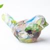 Resin Crystal Bird Figurine With Natural Waterstone For Home Office Decor Gift For Friends