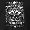 JOHNNY CASH The Man In Black T-Shirt Country Rock Legend On Tee