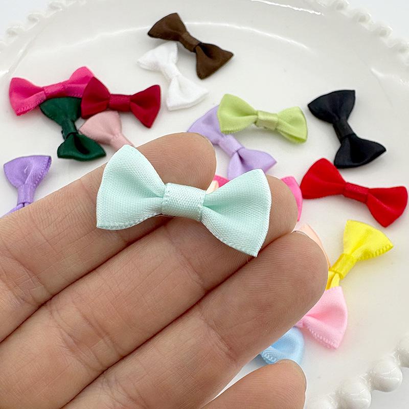 

3см Мини Бант из Полиэстеровой Ленты Ручной Работы для DIY Аксессуаров для Волос и Кукол