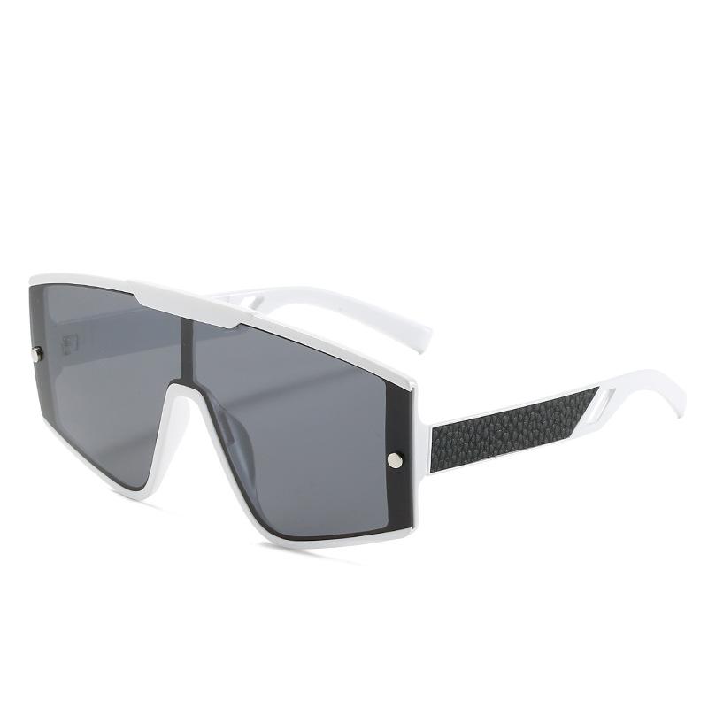 

Цельные солнцезащитные очки, модные цельные очки в большой оправе New product