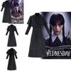 Wednesday Addams Season Two Cosplay Costume With Polyester Blazer For Halloween Parties