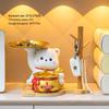 Golden Lucky Cat Entryway Storage Ornament