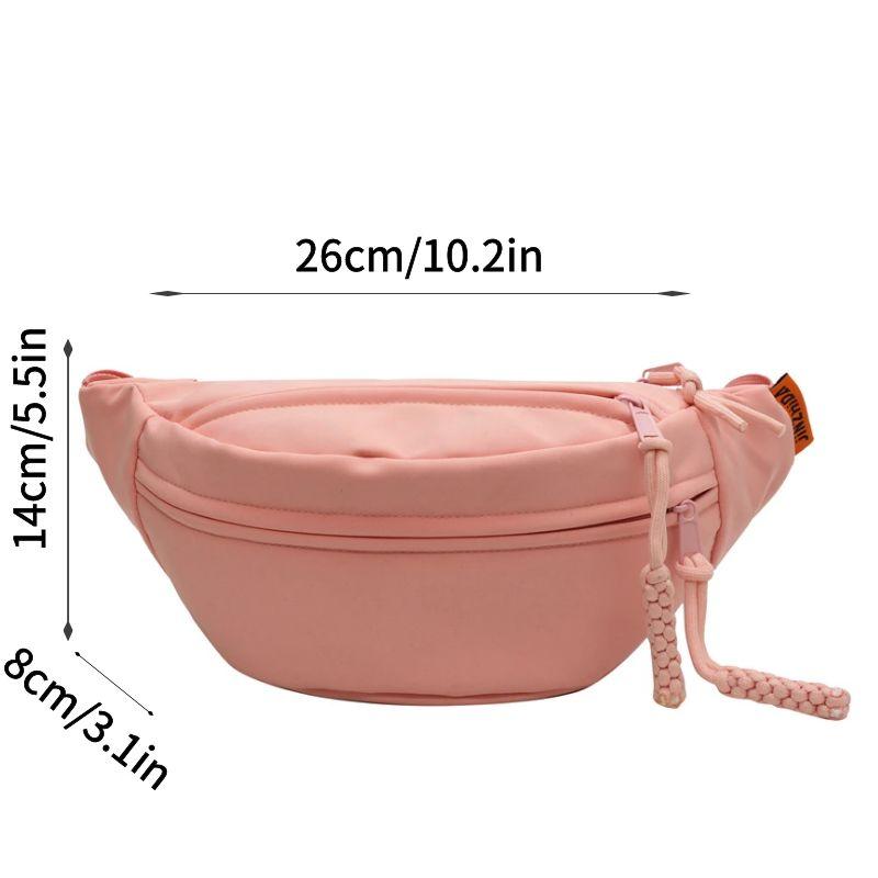 Нагрудная сумка на плечо женская сумка-слинг через плечо сумка-мессенджер полумесяц — фото 3