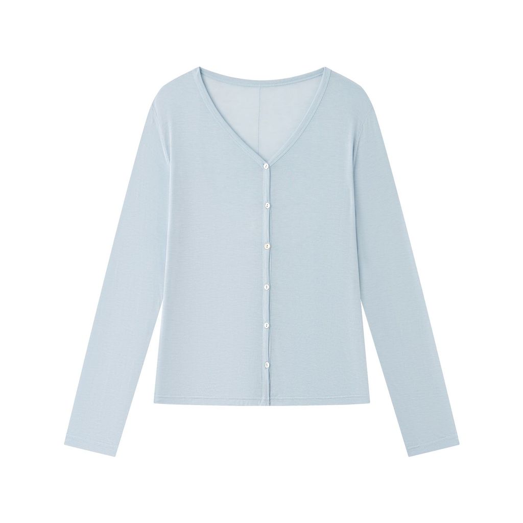 Solid Color Knit Sweater For Women With Button Closure For Spring Casual Wear