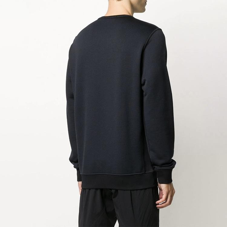 STONE ISLAND Sweatshirts Men's Black Crew Neck Moderate Heavyweight 731565247-V0029
