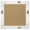 VidaXL Miroir mural style baroque 50x50 cm Blanc 320312