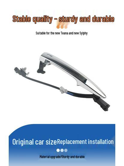 Compatible with 08-12 New Teana and New Sylphy Car Door External Pull Handle for Front and Rear Doors.