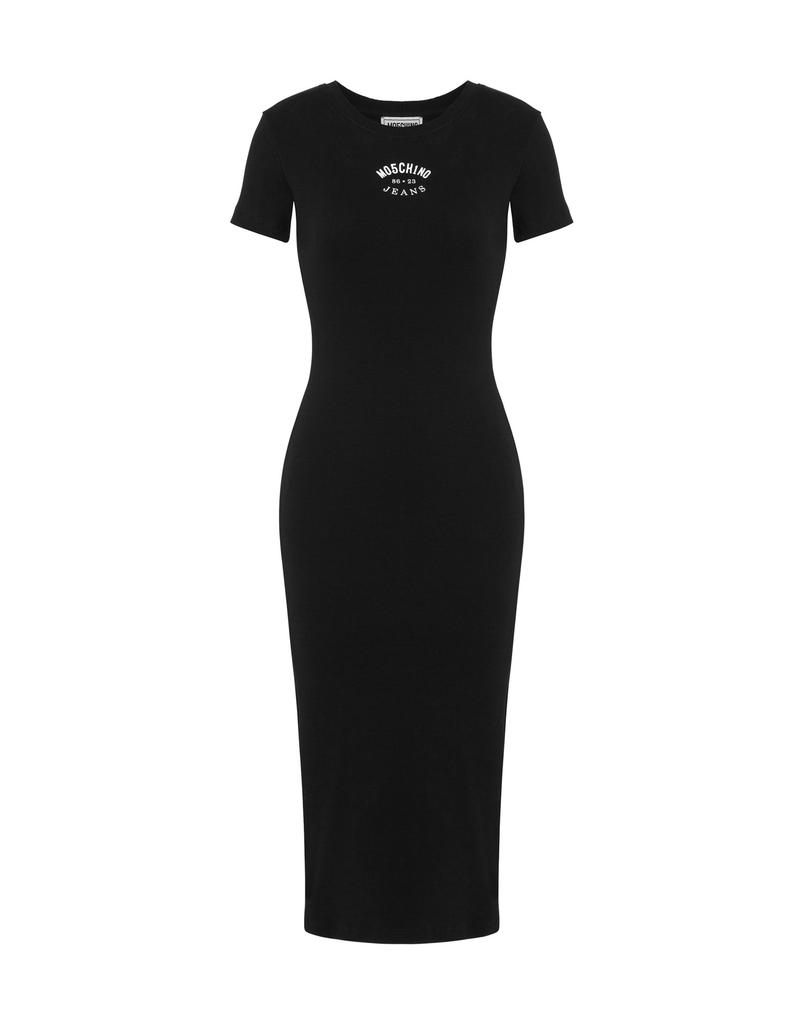 Moschino Jeans Ribbed Stretch Cotton Dress