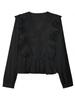 Spring/Summer 2026 Women's Elegant Puff Sleeve Ruffle Blouse