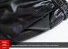 Men's PU Leather Pants - Oil & Waterproof, Loose Fit, Plus Size, Ideal for Work, Driving, Delivery, and Riding during Autumn/Winter.