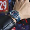 CURREN Men's Quartz Watch Fashion Date Display Luminous Waterproof Silicone Strap Sports Wristwatch