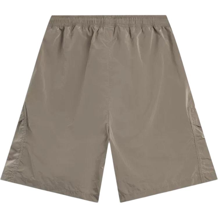 Li Ning Sports Trend Serie Einfarbig Mittelhoch Taille Kordelzug Atmungsaktiv Vielseitig Gerades Bein Lässige Shorts Herrenshorts Braun AKSV383-8