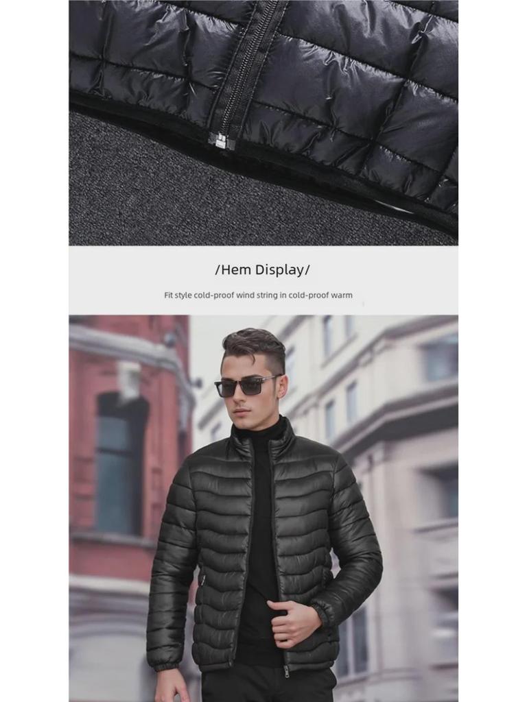 Herren Off-Season Winterjacken: Große Baumwoll- und Daunenoptionen für Männer mittleren Alters und junge Männer