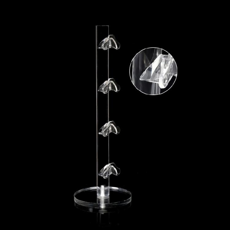 Elegant Acrylic Eyeglass Display Shelf Eyeglass Storage Solution Multilayered Display Organizers for Home or Store Use