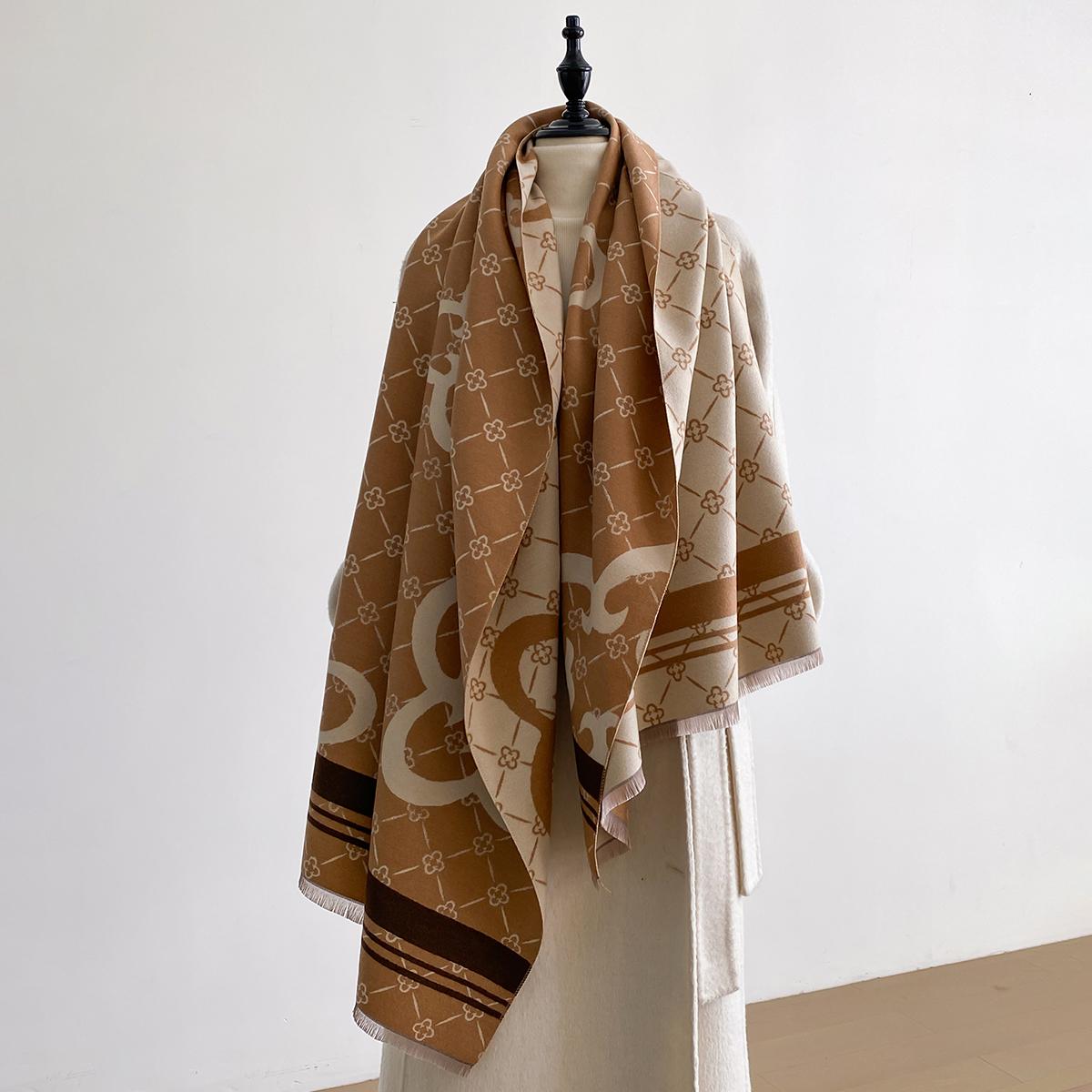 

Women S Winter Versatile Trendy High-End Feel Faux Sheepskin Office Air Conditioner Scarf Thickened Warm Neck Warmer