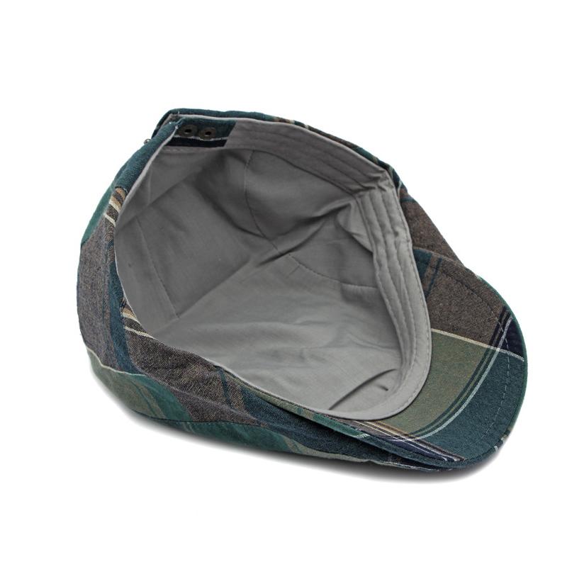 Kostkovaný baret Newsboy Čepice Ženy Jaro Léto Vintage Čepice Pánské Britská Plochá čepice Gatsby Painters Klobouky Ivy Klobouk Gorro Hombre Boina
