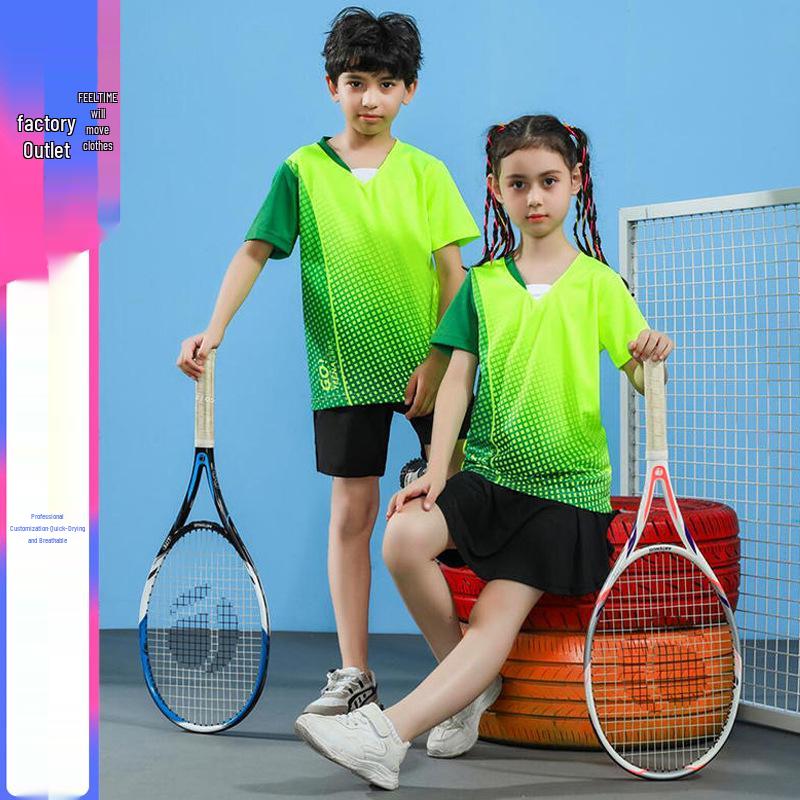 Quick-Dry Badminton & Table Tennis Uniforms for Men, Women & Kids