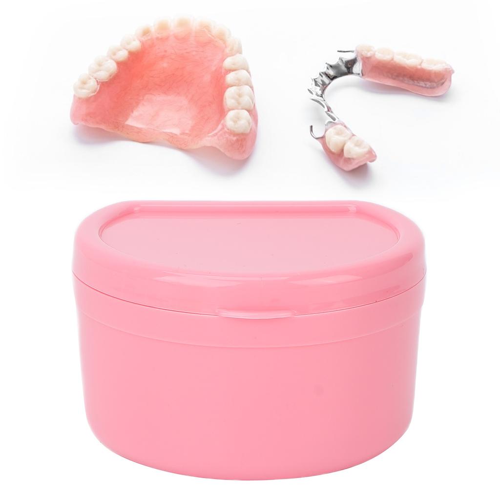 Protable Dental Retainer Box Orthodontic Dental Retainer False Teeth Storage Box