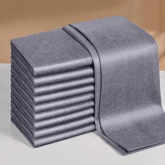 Yousheng 5Pcs Thickened Microfiber Cleaning Cloth Lint-Free Reusable Absorbent Rags Kitchen Window Streak-Free Miracle Towels