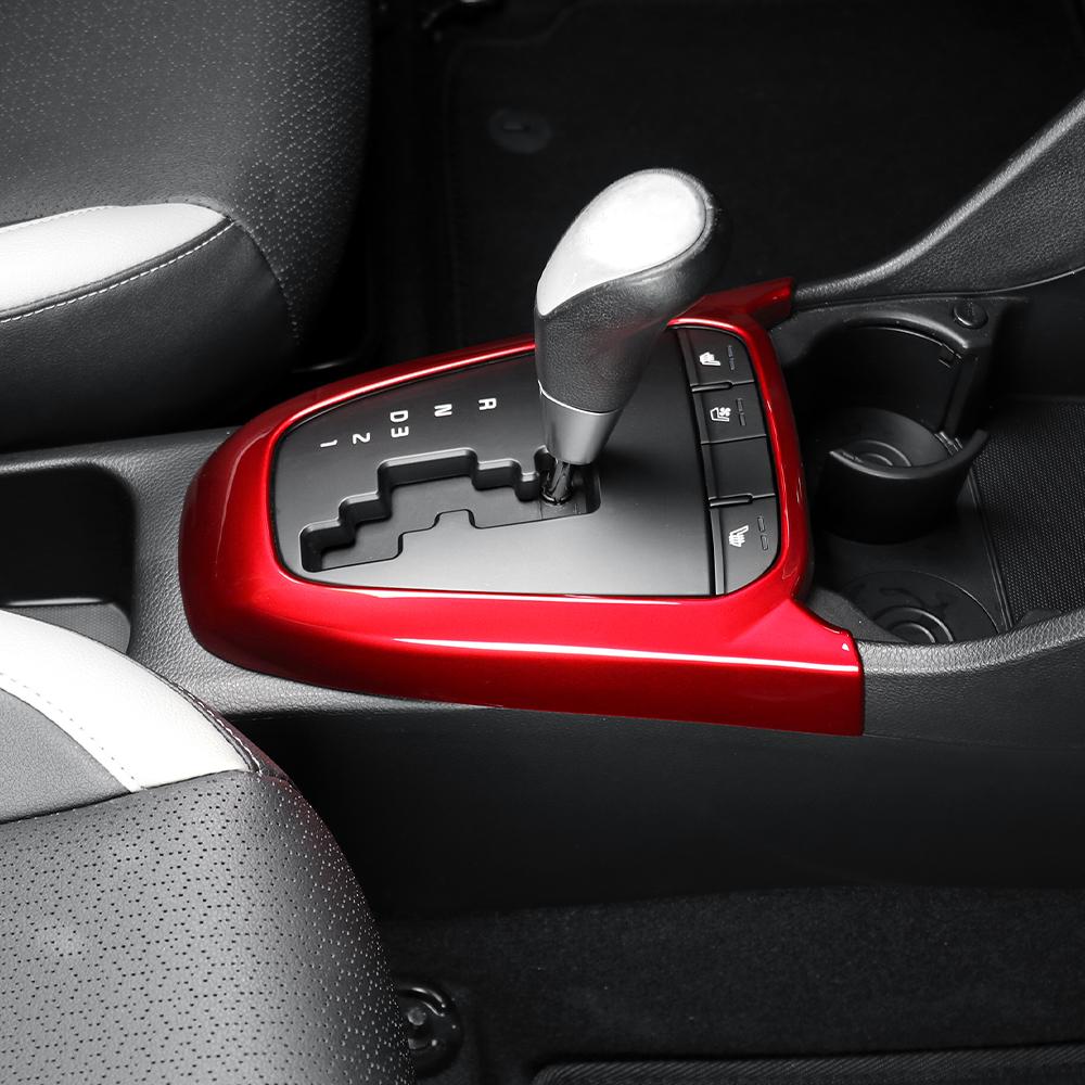 For Kia Morning 2020-2023 Picanto 2019 Red Interior Central Control Panel Decal Center Console Gear Shift Trim Cover