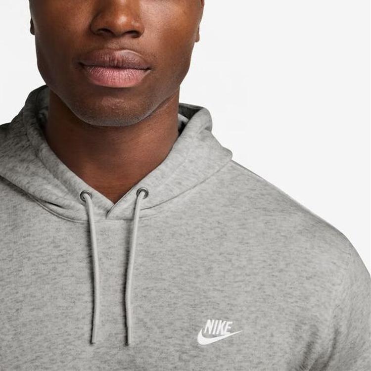 Nike Sweatshirts Men's Gray Hooded Moderate Regular FN3867-063