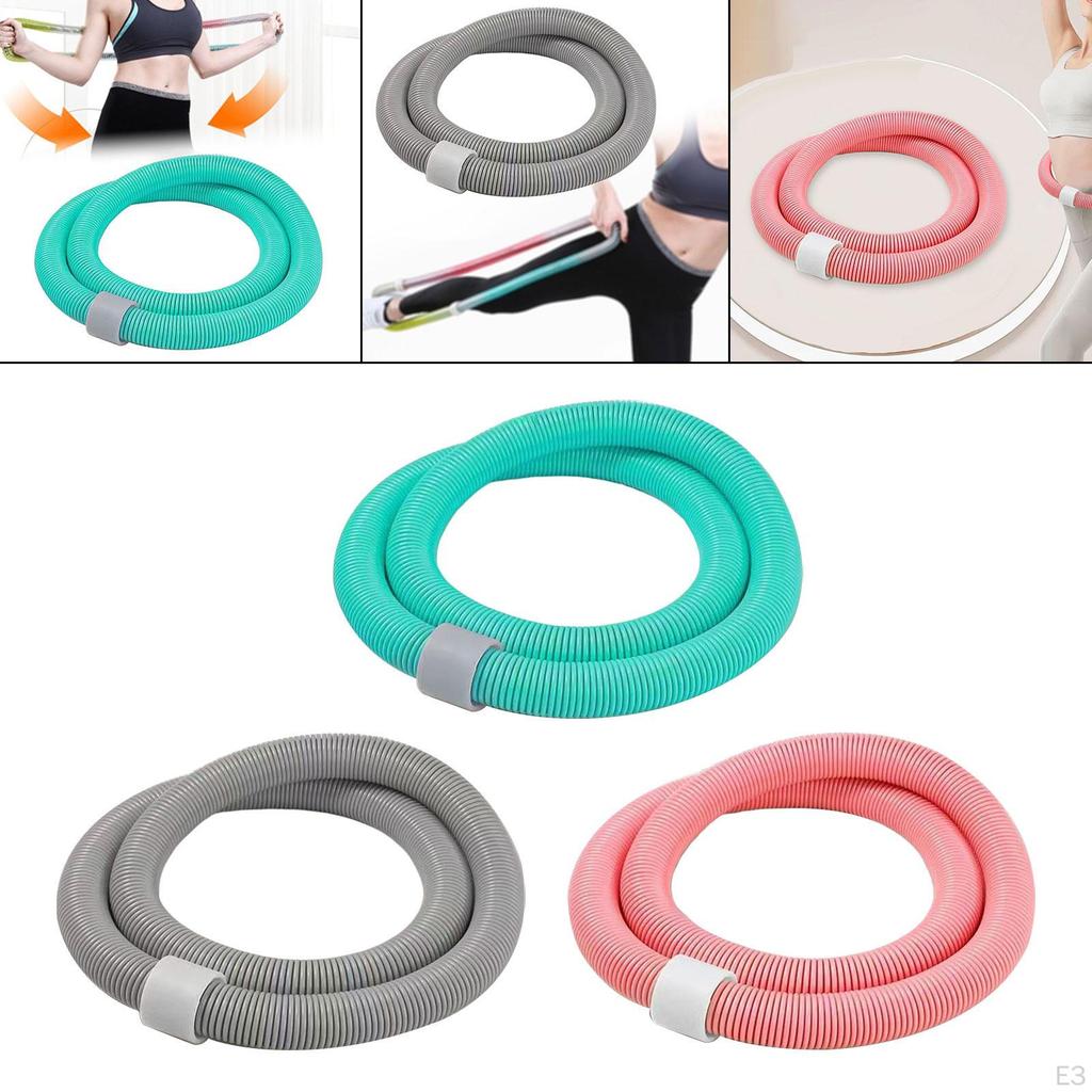 Foldable Fitness Hoop Abdomen Circle Training Sports Exercise Equipment Soft Spring for