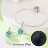 S925 Silver Glow In The Dark Firefly Pendant DIY Craft Jewelry Making Supplies For Bracelet Necklace Beading