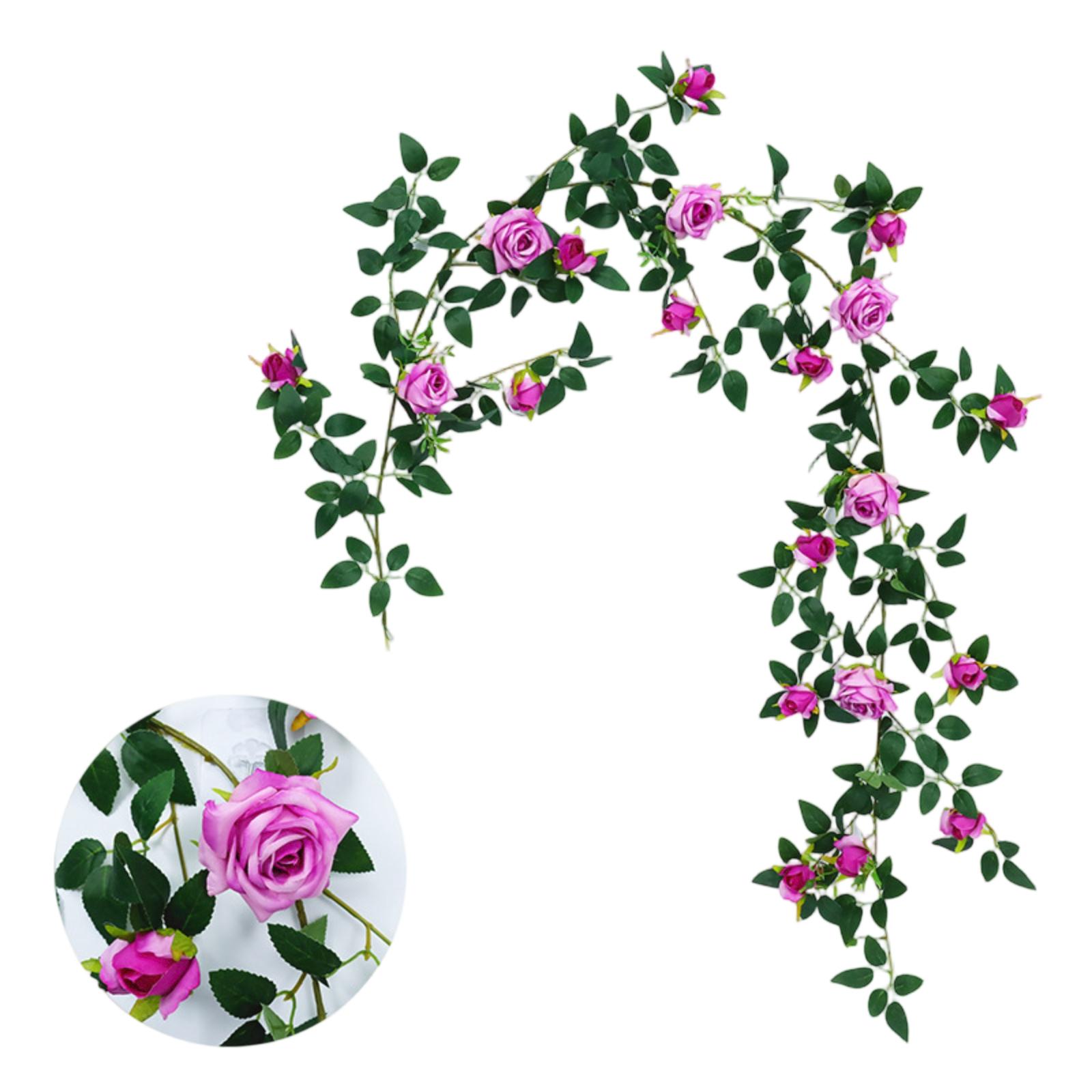 

1,8 м Искусственная цветочная лоза, Искусственная цветочная лоза, Пластиковый цветок, Маскировка трубы, Украшение балкона One Size