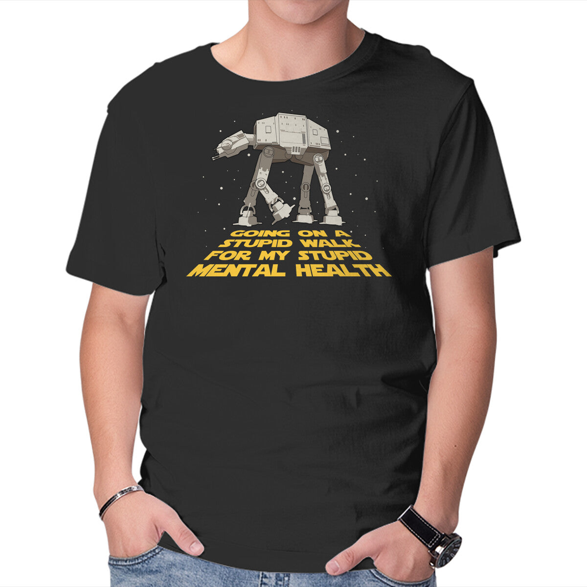 Unisex Crew Neck T-Shirt Imperial Walk Graphic Short Sleeve Casual Tee XL