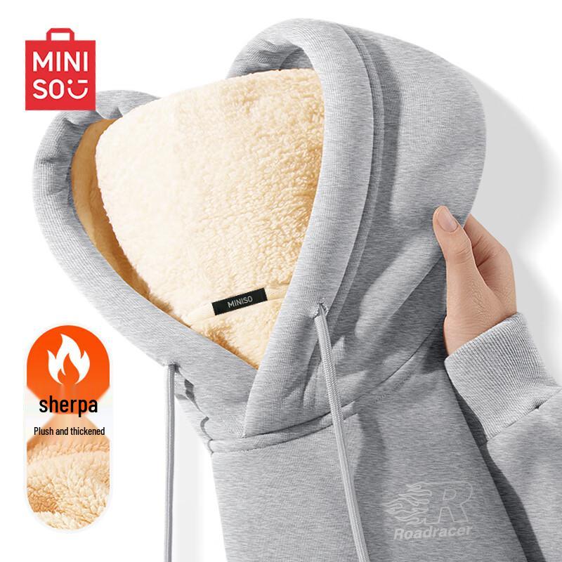 MINISO Men's Z Series Fleece Lined Hooded Sweatshirt