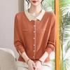 Stylish Knitwear for Middle-Aged & Elderly Women: Spring & Autumn Fashionable Loose Tops