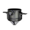 Collapsible Coffee Stainless Steel Drip Coffee Coffee Coffee Reusable Paperless Coffee Dripper with Cup Filter, Funnel, Dripper, Server, Pour-Over