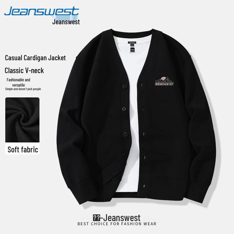 

Jeanswest Men s V-Neck Button Cardigan Jacket M