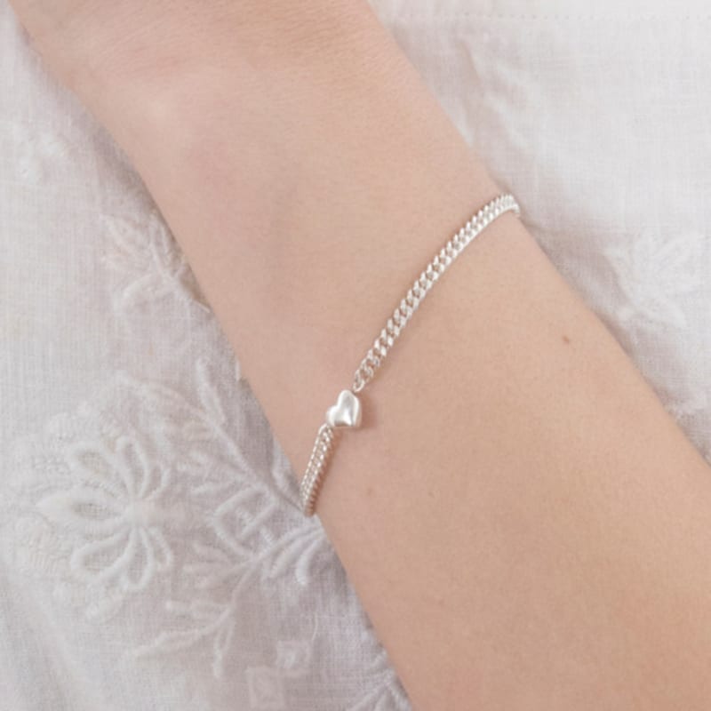 BEFORE MOONRISE [Silver 925] Blooming Heart Bracelet SB1
