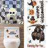 Versatile Classic Halloween Party Diy Witch Stickers Skeleton Ghost Window Wall Decals Decor