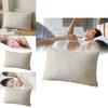 Memory Foam Luxury Pillow With Cool Silk Knit Cover For Adult Sleep Comfort