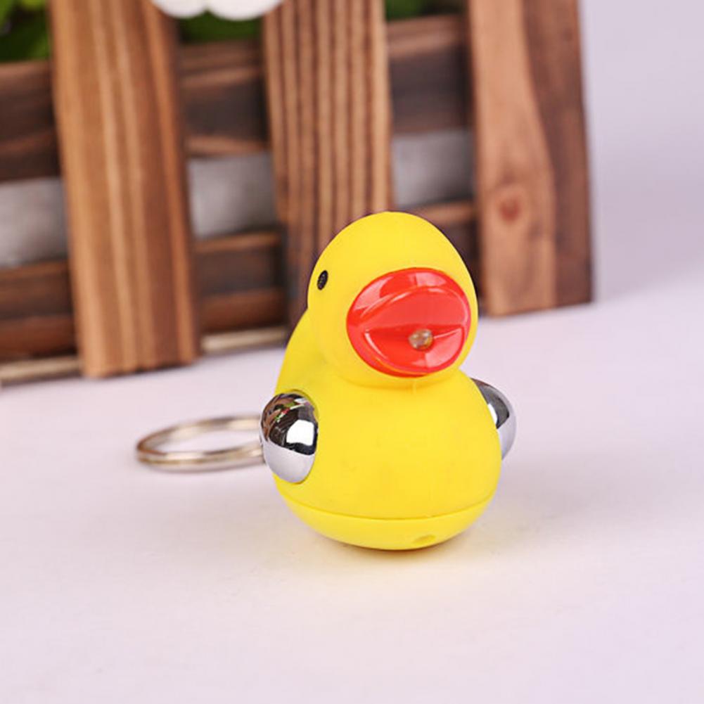 Fun Novelty Keychain Prank Gadget for Joke Lovers Electric Duck Keychain Novelty Gag Gift for Joke Lovers Hilarious for Friends