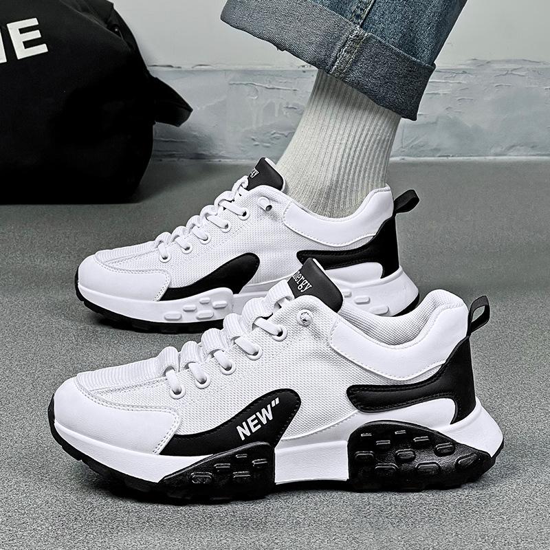Tide shoes Student running sneakers Platform dad shoes Breathable casual heightening shoes 39