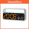 Modern Minimalist Digital Alarm Clock With Led Display And Date For Bedroom Decor