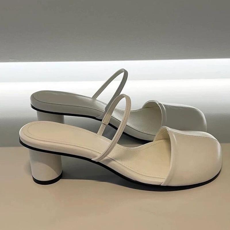 Acoperire de Vară Vârf Mules Papuci Elegante Slip On Singbacks Slides Dama Stil Stradal Exterior Sandale