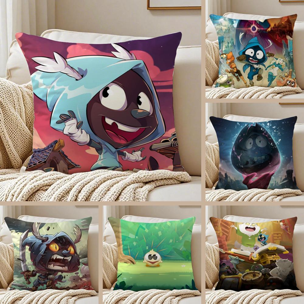 HOT Game DDofus Cushion Cover Pillowcase Antidustmite Living Room Sofa Decor Cushion Room