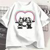 Ffelixs Black Cat Unisexs T Shirt Alien Abduction Vintage Tees Short Sleeve Crew Neck Tshirts Cotton Plus Size Clothing