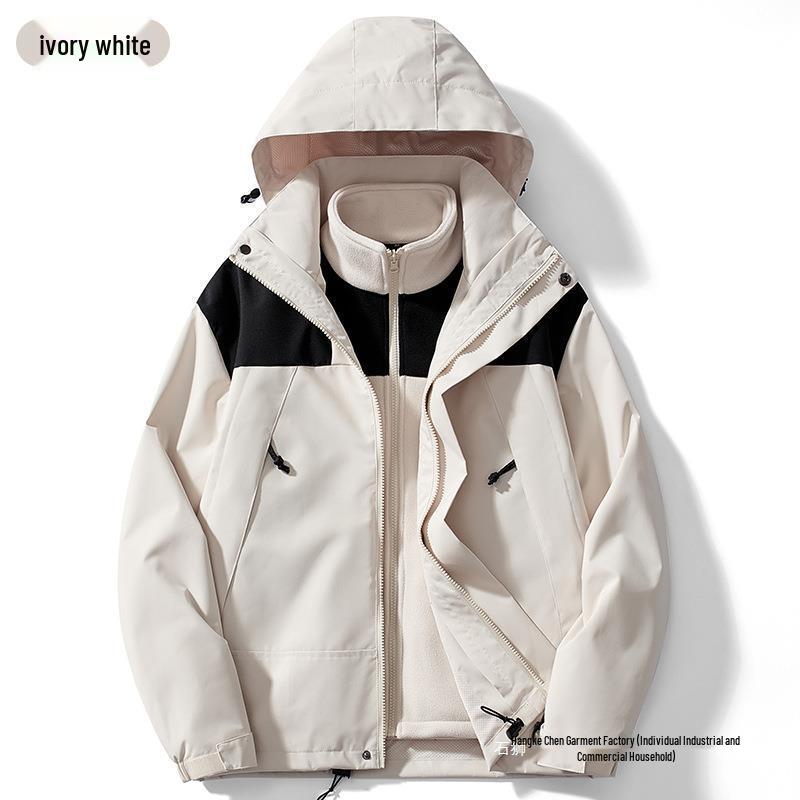 

Autumn/Winter Outdoor Detachable 3-in-1 Mountaineering Suit for Couples L